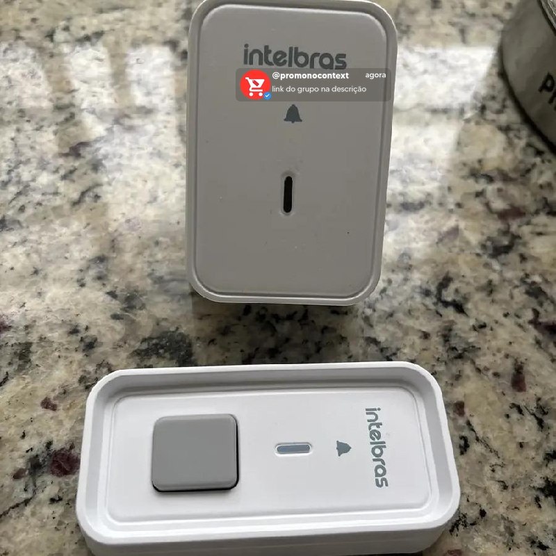 Campainha Sem Fio Intelbras Cib 101 Com Protetor 2 Entradas
