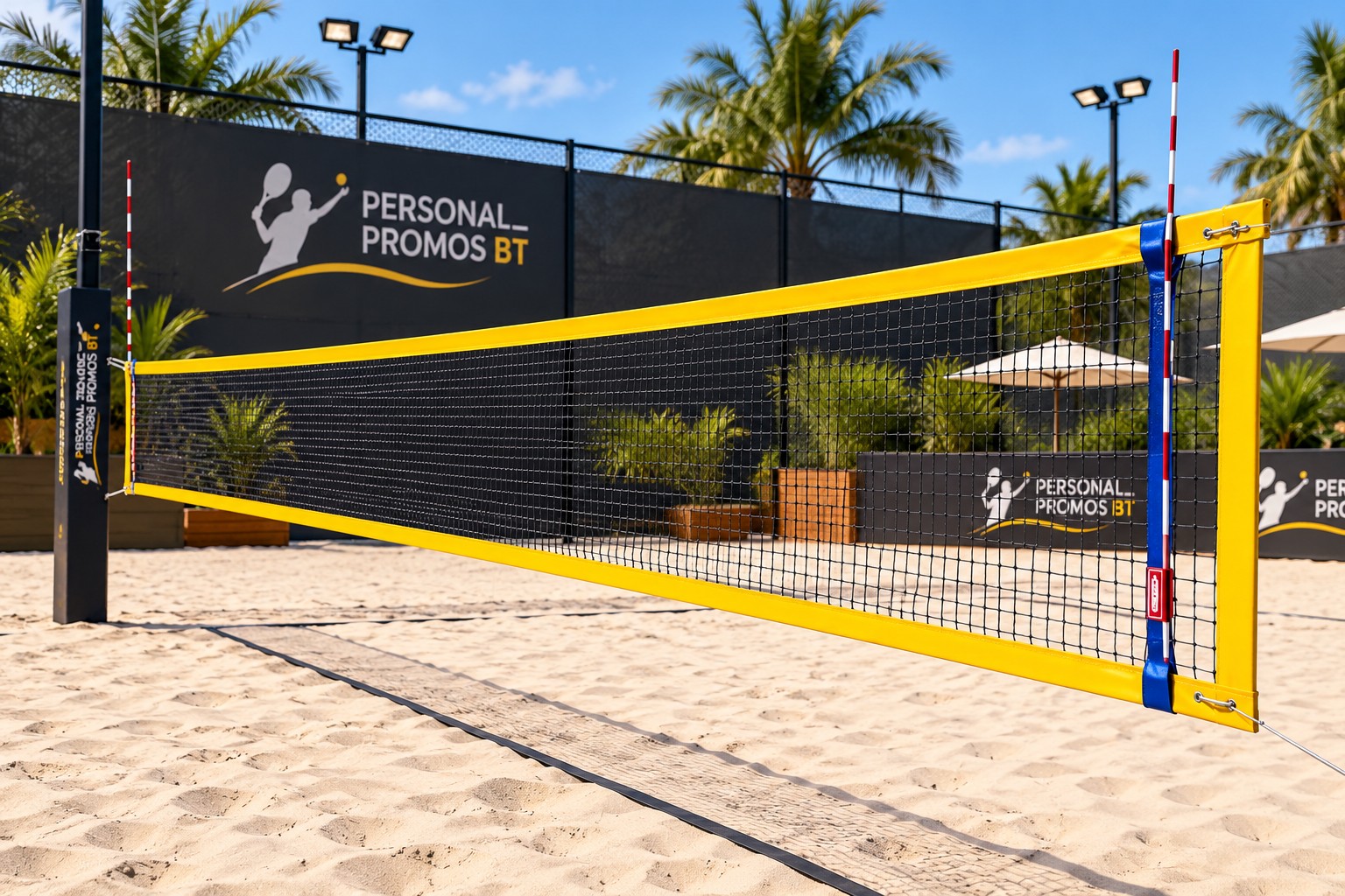 Rede De Beach Tennis Oficial Preta
