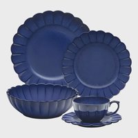Aparelho De Jantar 30 peças Amor Perfeito Flora Oxford Porcelana
