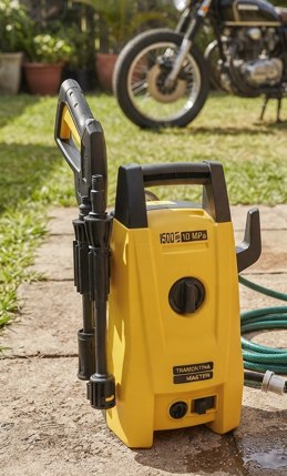 Lavadora De Alta Pressão Master 42545 Jato Regulável 1500psi Com 1200w Amarelo E Preto Tramontina
