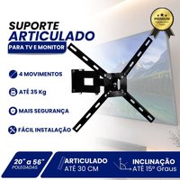 DEIXE SUA TV NO ÂNGULO PERFEITO PARA ASSISTIR CONFORTAVELMENTE!
