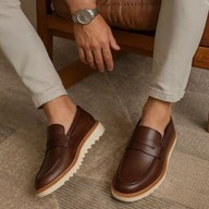 Sapato Mocassim Loafer Gugi Tratorado Conforto Premium Leve