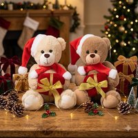 Urso Papai Noel Premium: Presente perfeito e decoração natalina! ✨