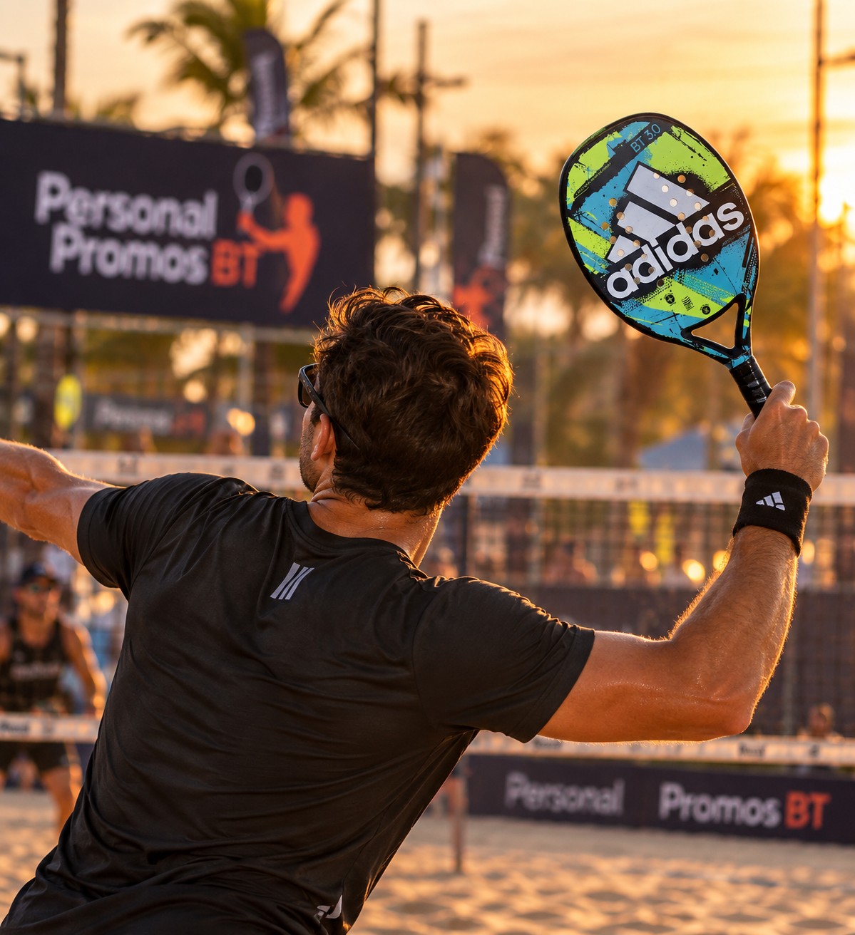 Raquete De Beach Tennis adidas Bt 3.0 Azul/verde Azul/verde