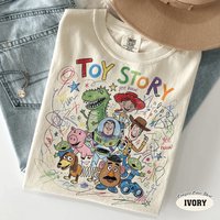 Vista a diversão da Turma Toy Story em algodão! ✨