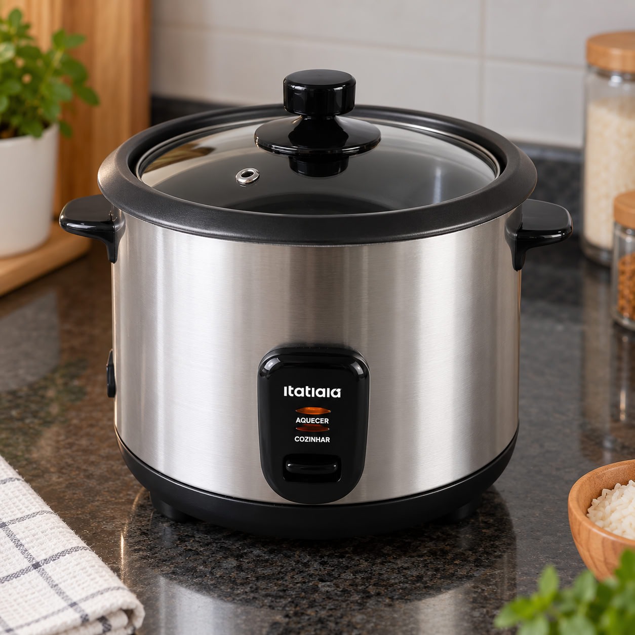 Panela Elétrica Itatiaia Pan Arz Midi Vis 1,8l 220v Inox 220v 60 Hz