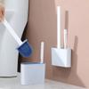 2 Em1 Escova De Silicone Para Vaso Sanitário Base De Banheiro Privada, Alta Eficiência Banheiro
