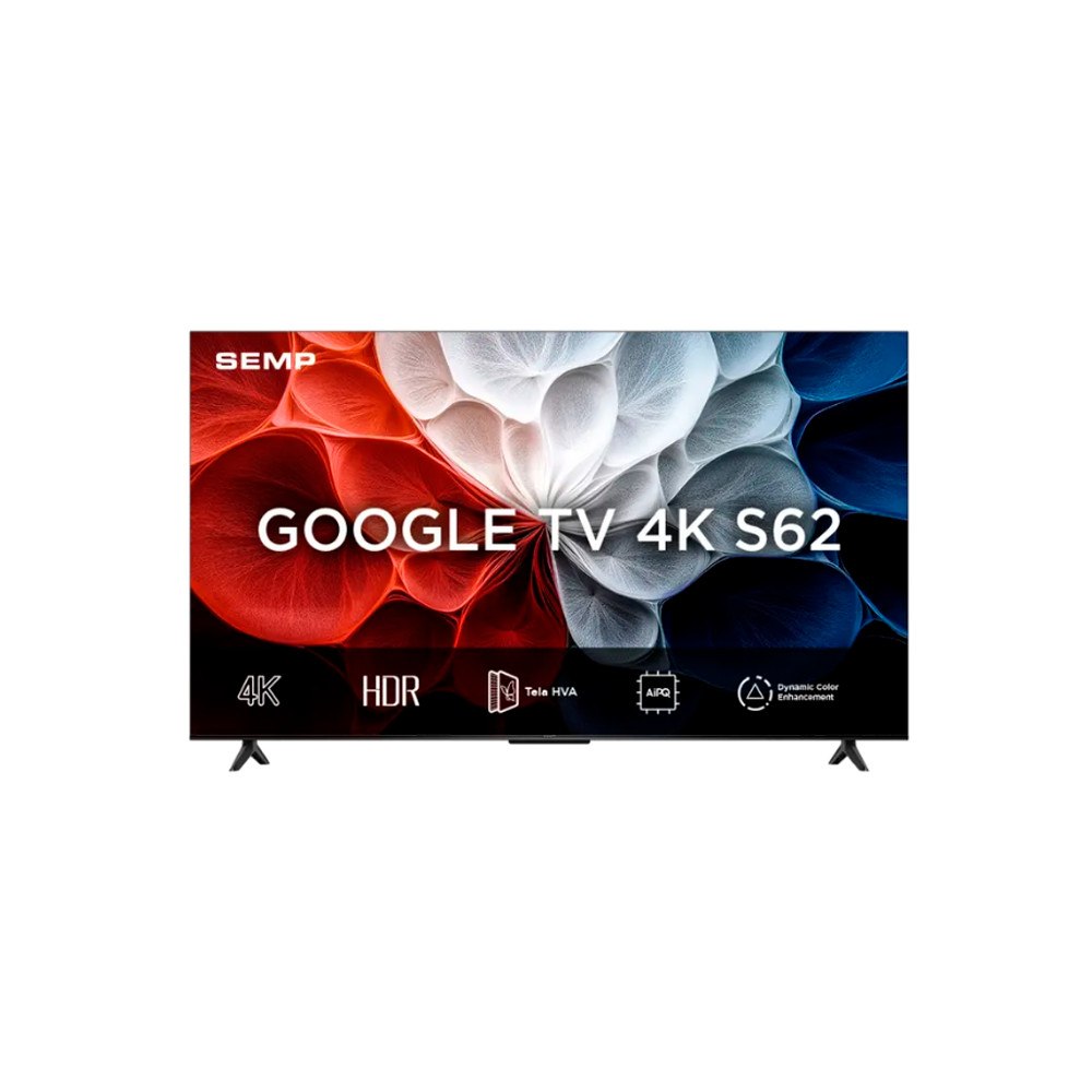 Smart TV Semp 43" S62 4K UHD Google TV 43S62