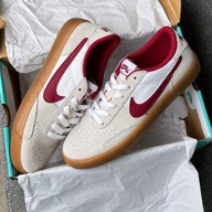 Tênis Nike Sb Heritage Vulc Masculino Bege/vermelho 43 Br