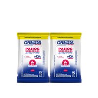 Kit Coperalcool Clássico com álcool: 30 lenços para higiene total! ✨️