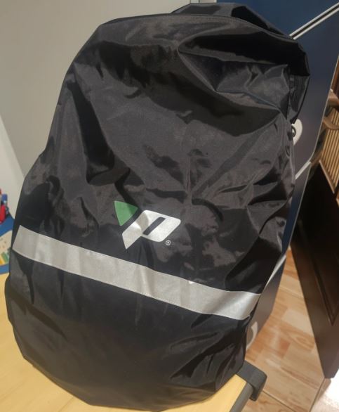 Capa Mochila Nylon Pantaneiro Impermeável Proteção Chuva Preto 40 L / 50x50x50 Cm (aprox)