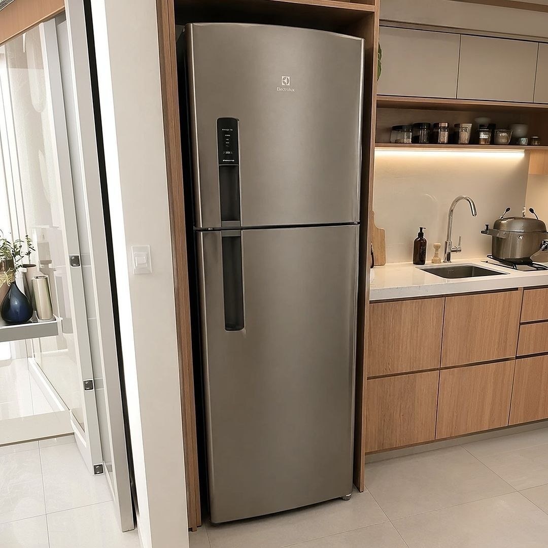 Geladeira Electrolux Frost Free 400l Inverter Inox (if44s)