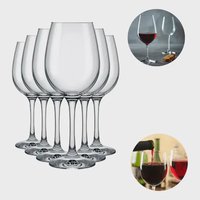Jogo 6 Taças Vinho Tinto 450ml Cristal Titanium Gastro Cristal