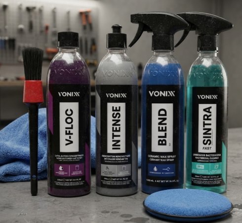 Kit Lavagem Automotiva V-floc Blend Sintra Intense Vonixx