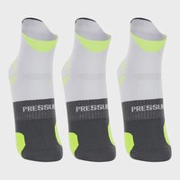 Kit 3 Meias Corrida Cano Curto Running Lupo Anti Bolha 15422