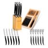 Conjunto De Talheres Kit Com 12 Peças Garfo Faca Luxo Premium Original Laguiole La Tour