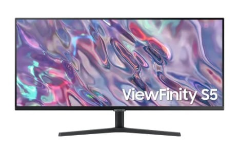 Monitor Samsung ViewFinity S5 34” UWQHD VA LS34C500GALMZD 100Hz 5(GTG) HDMI Headphone Display Port
