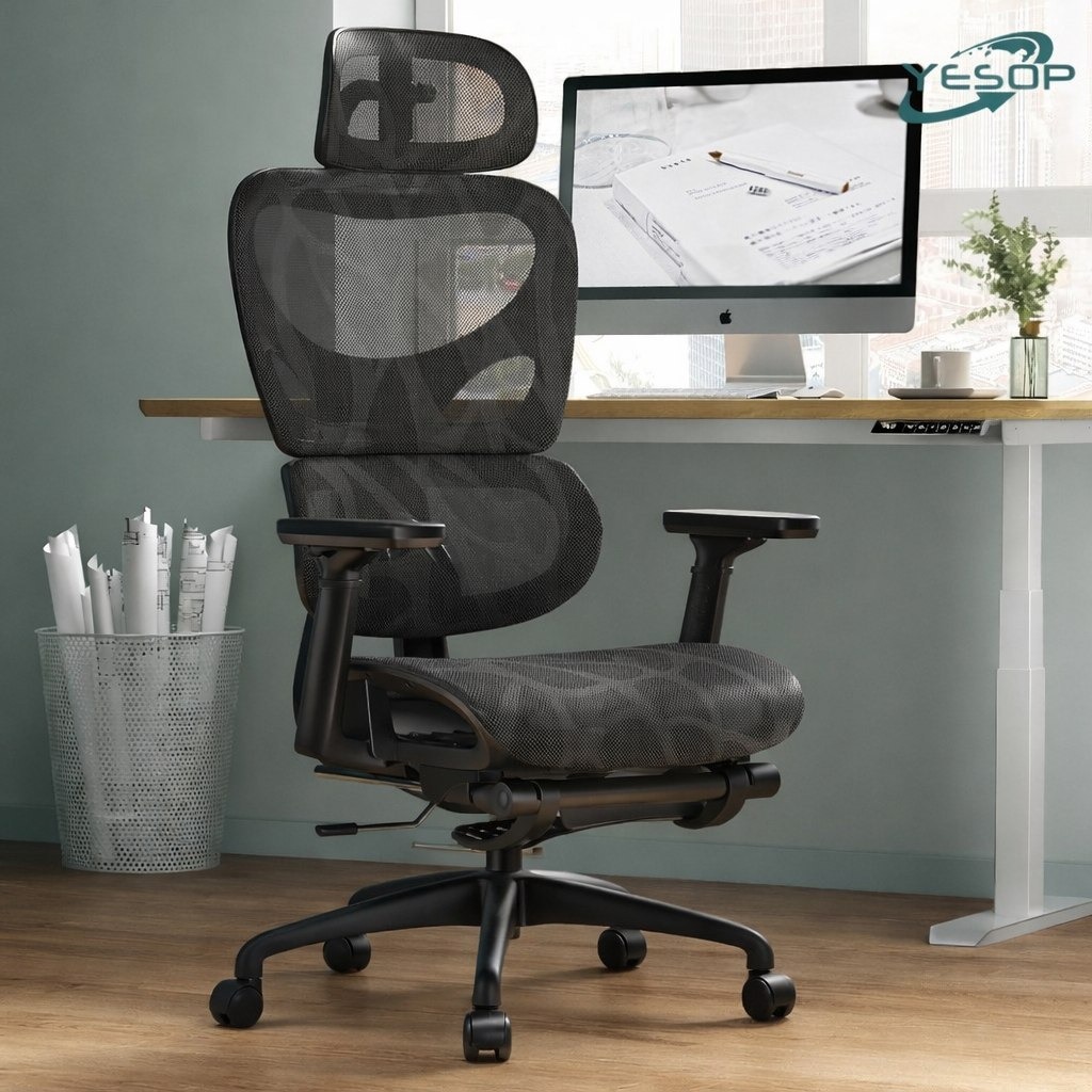 Cadeira Ergonômica Escritório Gamer Estudo Assento Zero Gravity Capacidade 150kg Cor Preto