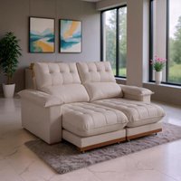 Sofá Milano 2m retrátil/reclinável: seu conforto supremo! ✨️