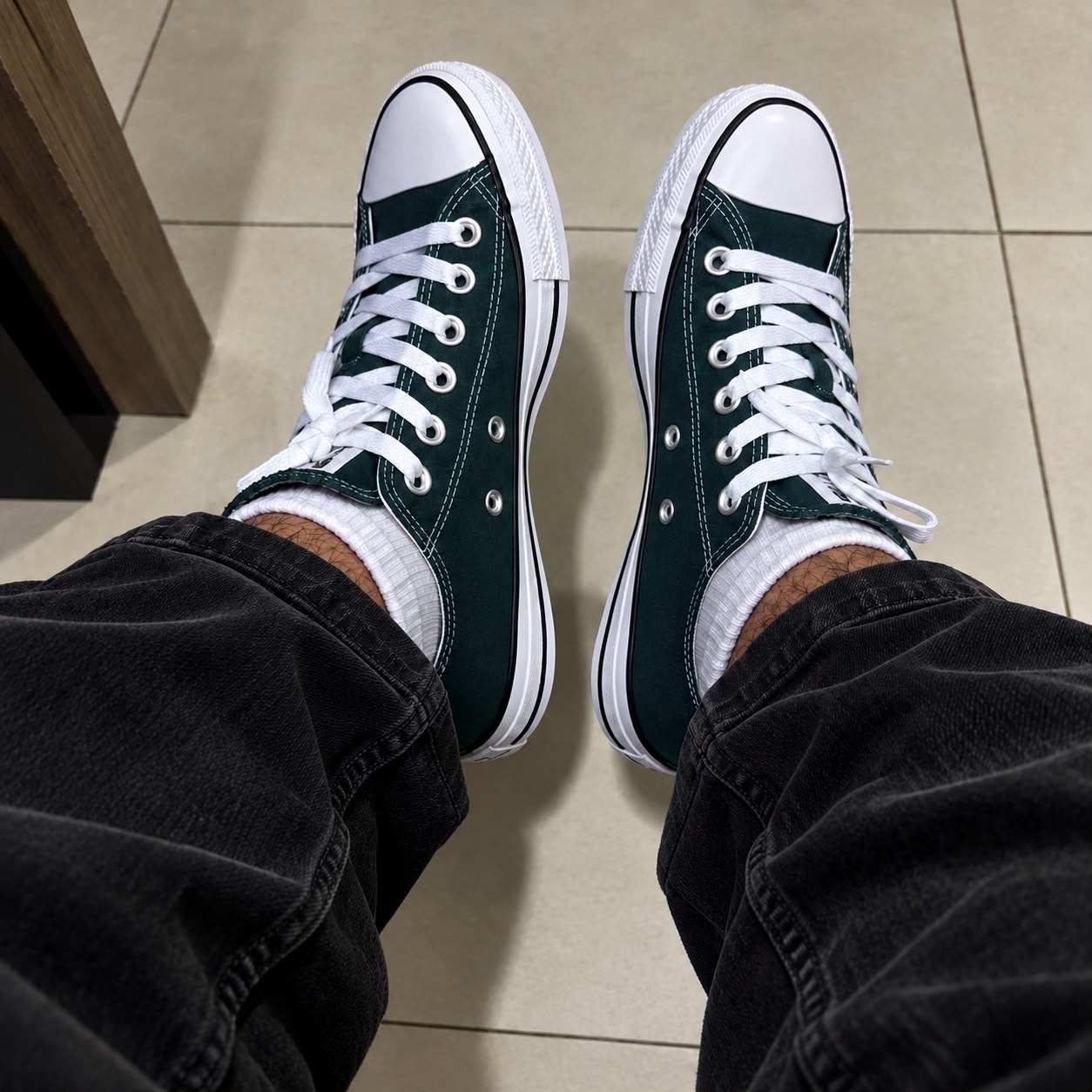 Tênis Converse Sem Gênero Taylor Ct0420 Curto T Verde Esmeralda 01/branco/branco Liso 37 Br