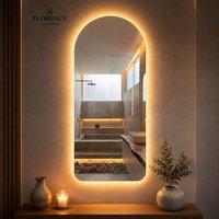 Espelho Verona Oval LED Premium 120x50: seu toque de glamour! ✨