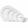 Aparelho de Jantar Texturizado Em Opalino Pratos Canecas 20pcs - Divine
