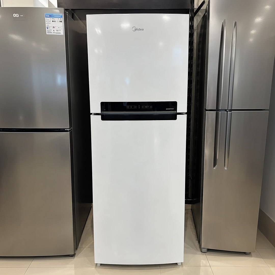 Geladeira Frost Free Duplex 394l Inverter Branca Midea