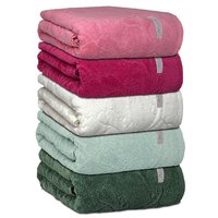 Kit 5 Toalhas Amalfi Premium: Maciez e luxo para seu banho! ‍♀️