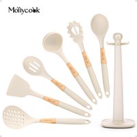 Kit 7 Peças Espátula Silicone Mollyccok! Cozinhe com estilo! ✨