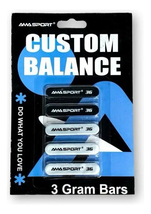 Peso Para Balance De Raquete Beach Tennis Ama Sport Custom Branco