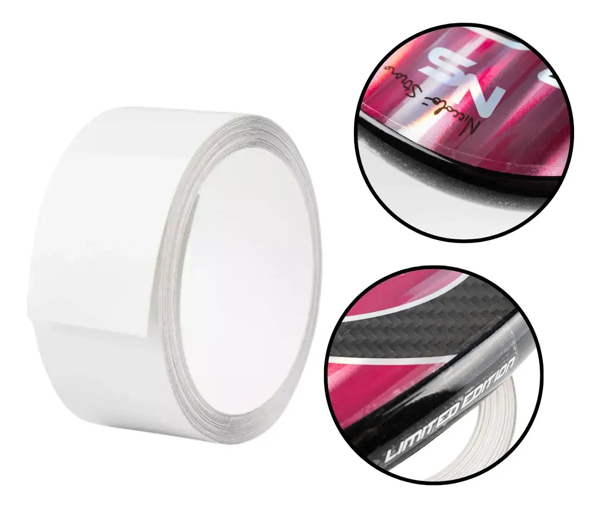 Fita Transparente Protetor Raquete Beach Tennis Rolo3cmx5m
