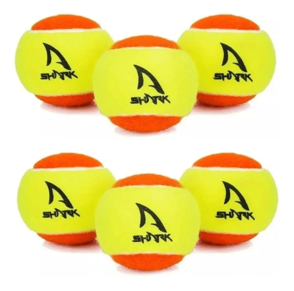 Bola Beach Tennis Bolinha Tênis Pack 6 Unidades
