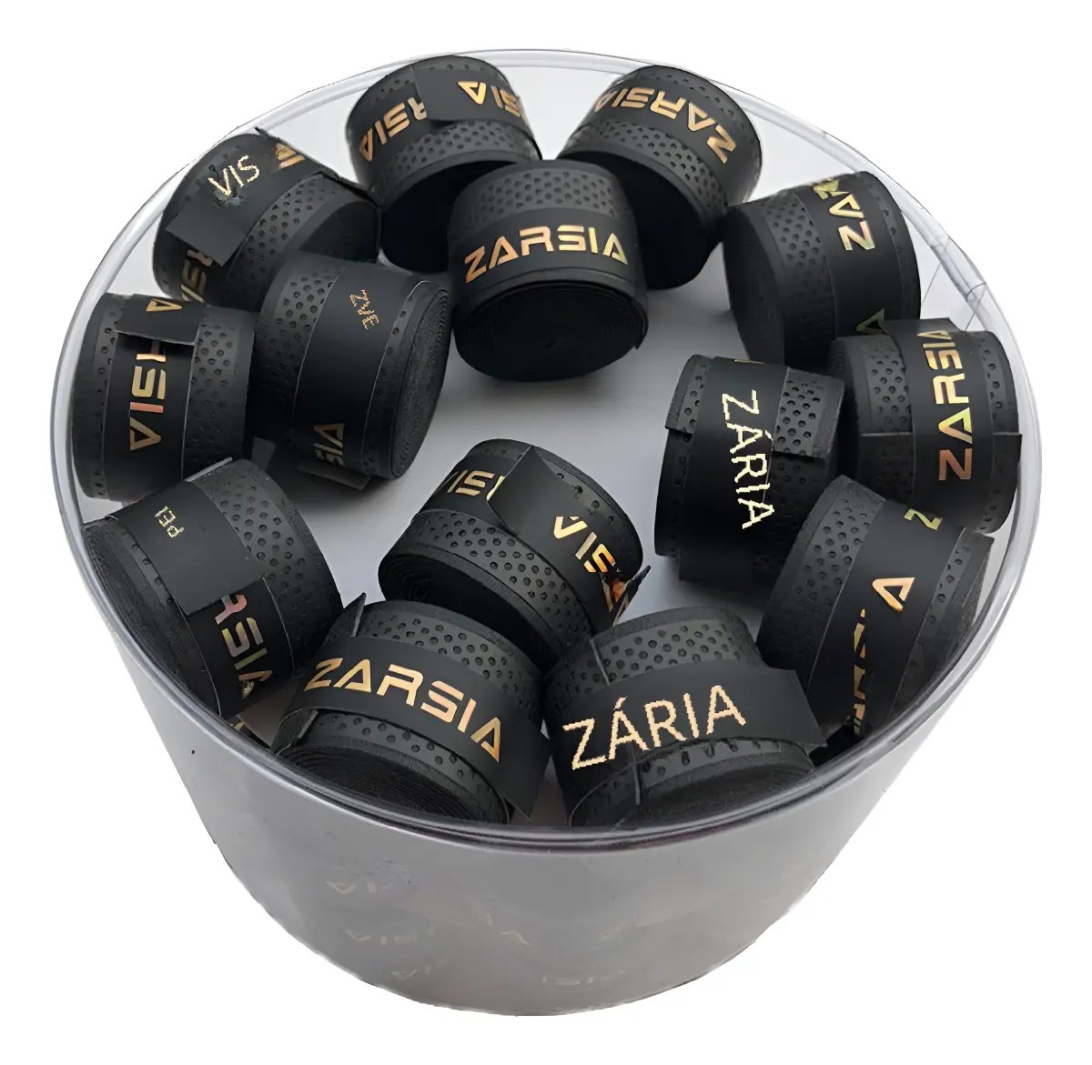 10 Overgrip Fita Raquete Beach Tennis Padel Badminton Tênis Preto