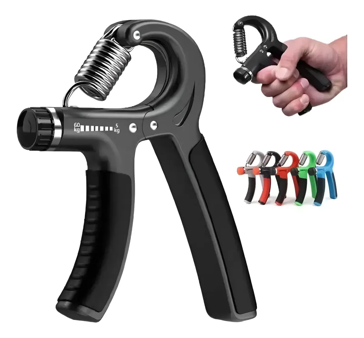 Hand Grip Ante Braço Ajuste Peso Ate 60kg Fisioterapia Punho