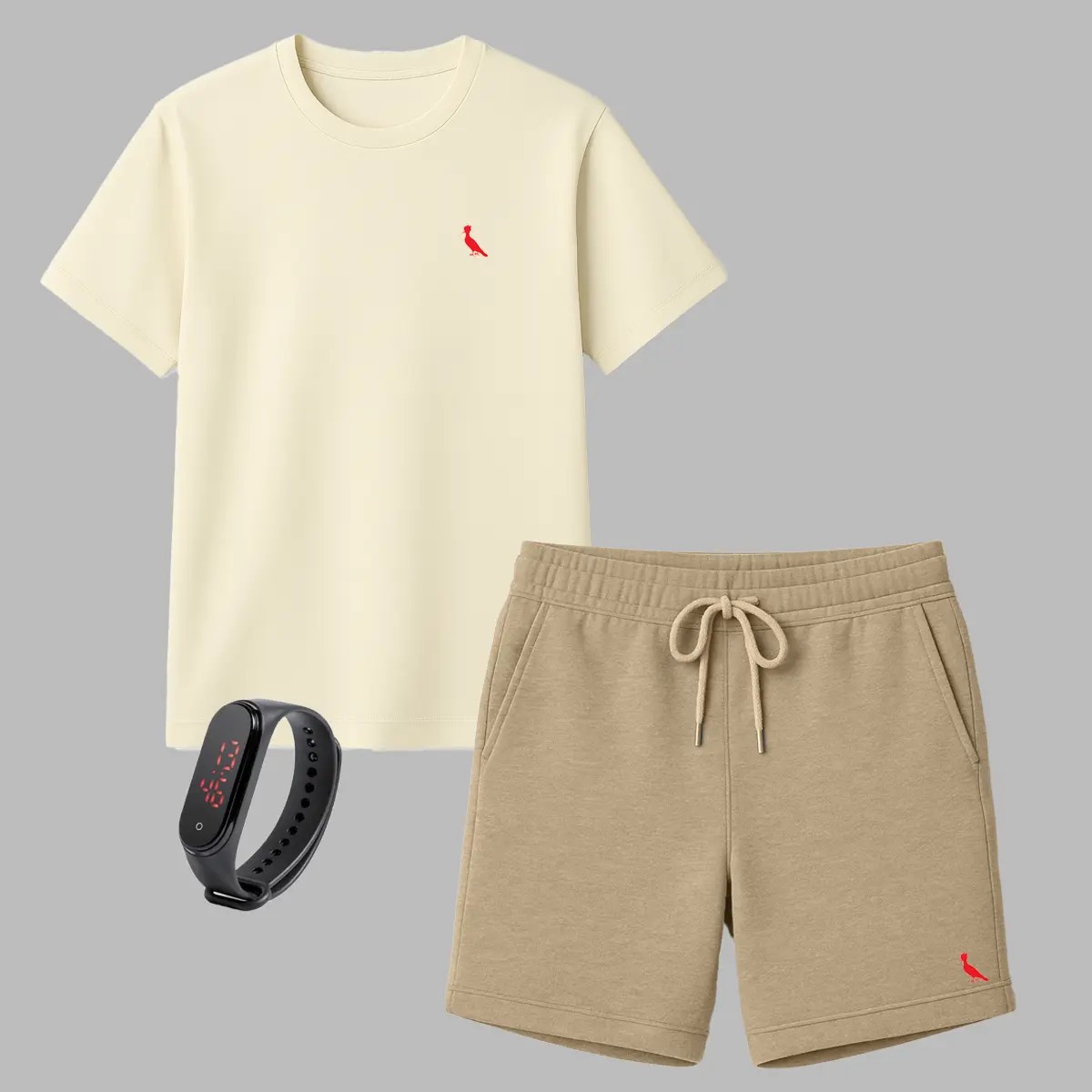 Kit Camiseta Masculina e Short Reserva Moletinho + Brinde