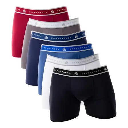 Kit Com 5 Cuecas Boxer Masculina Microfibra Original