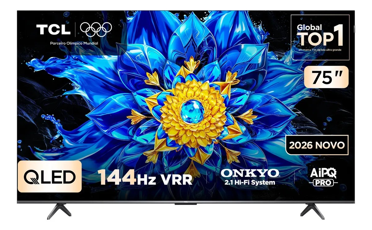 Smart TV TCL 75" QLED 4K P8L