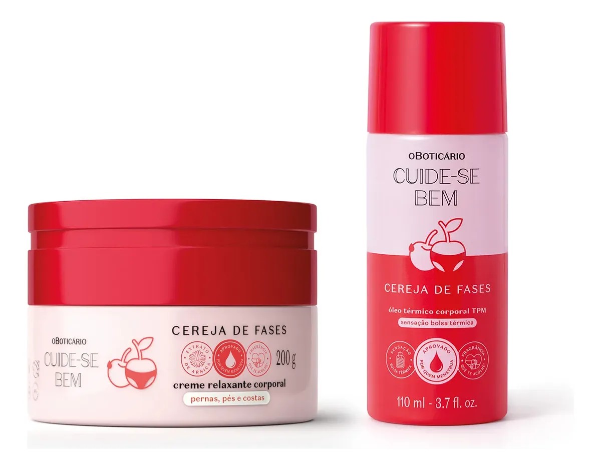 Combo Cuide-se Bem Cereja De Fases