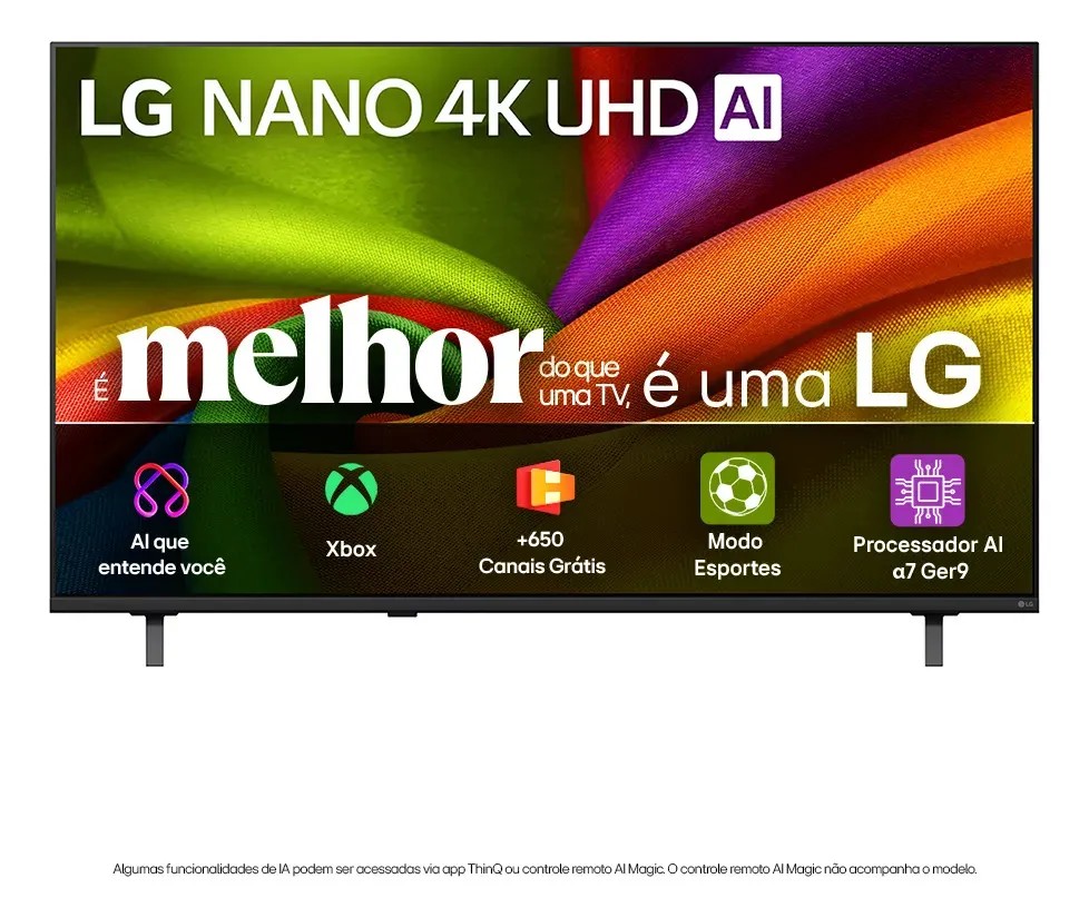 Smart TV 4K 50" LG Nano UHD AI