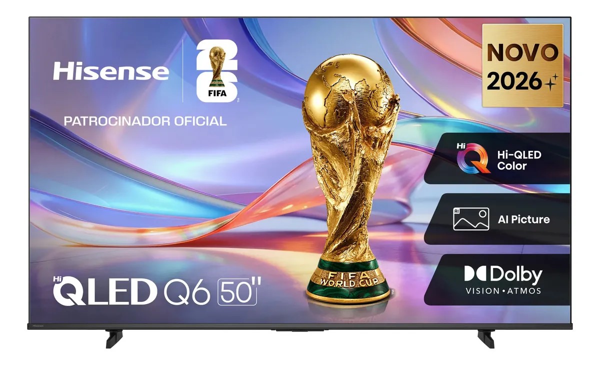 Smart TV Hisense 50" HI-QLED 4K