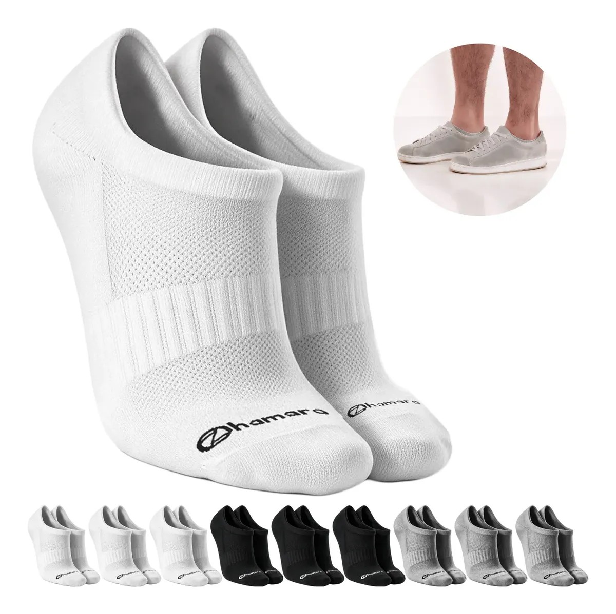 Kit 10 Pares Meias Zhamaro