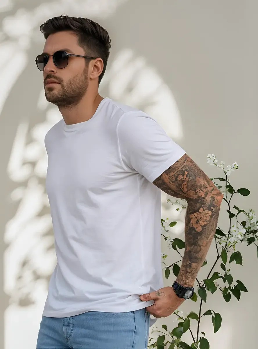 Camiseta Básica Algodão