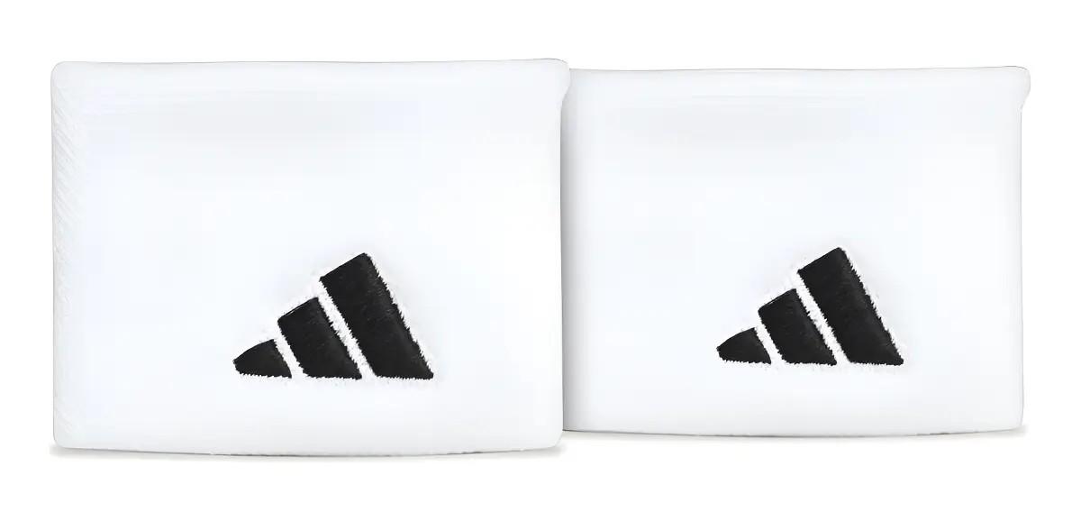 Munhequeira adidas Tennis Wb Unissex Cor Branco / Preto Tamanho Único