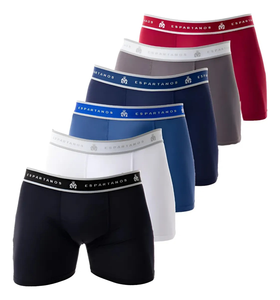 Kit Com 10 Cuecas Boxer Espartanos Microfibra