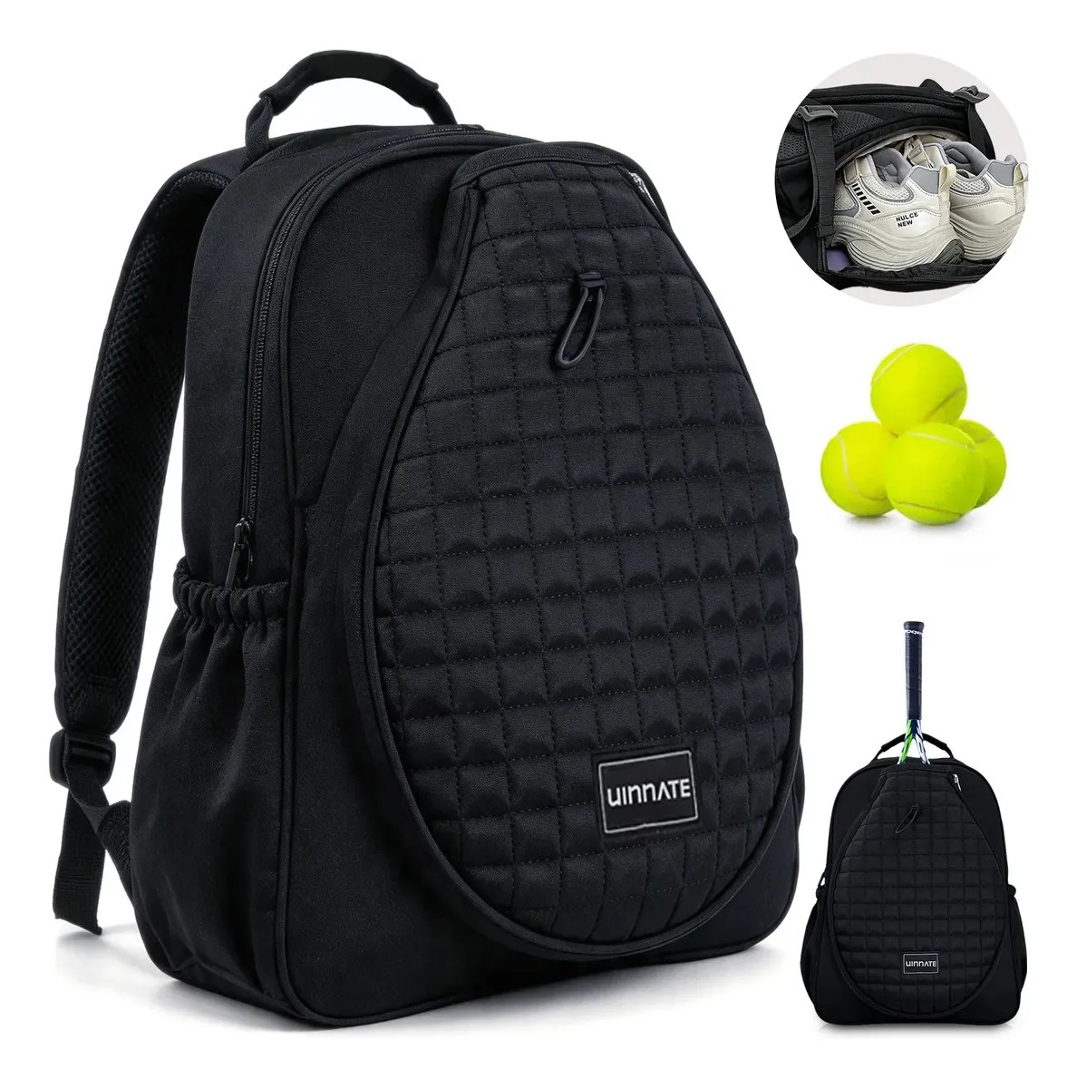 Mochila Raqueteira Para Tênis, Beach Tennis, Padel E Squash, Resistente E Organizada, Ideal Para Quadras E Treinos