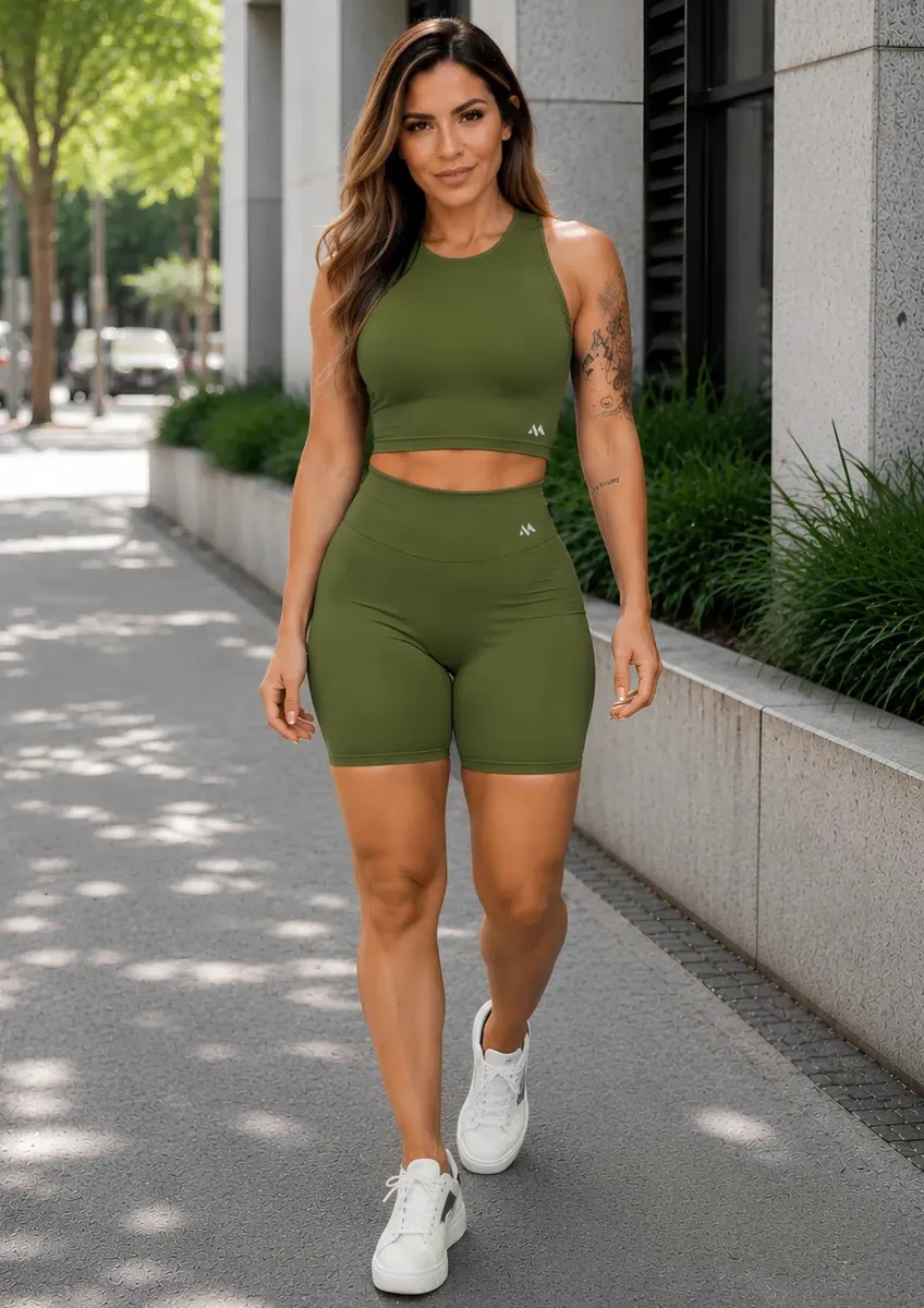Conjunto Academia Feminino Blackout