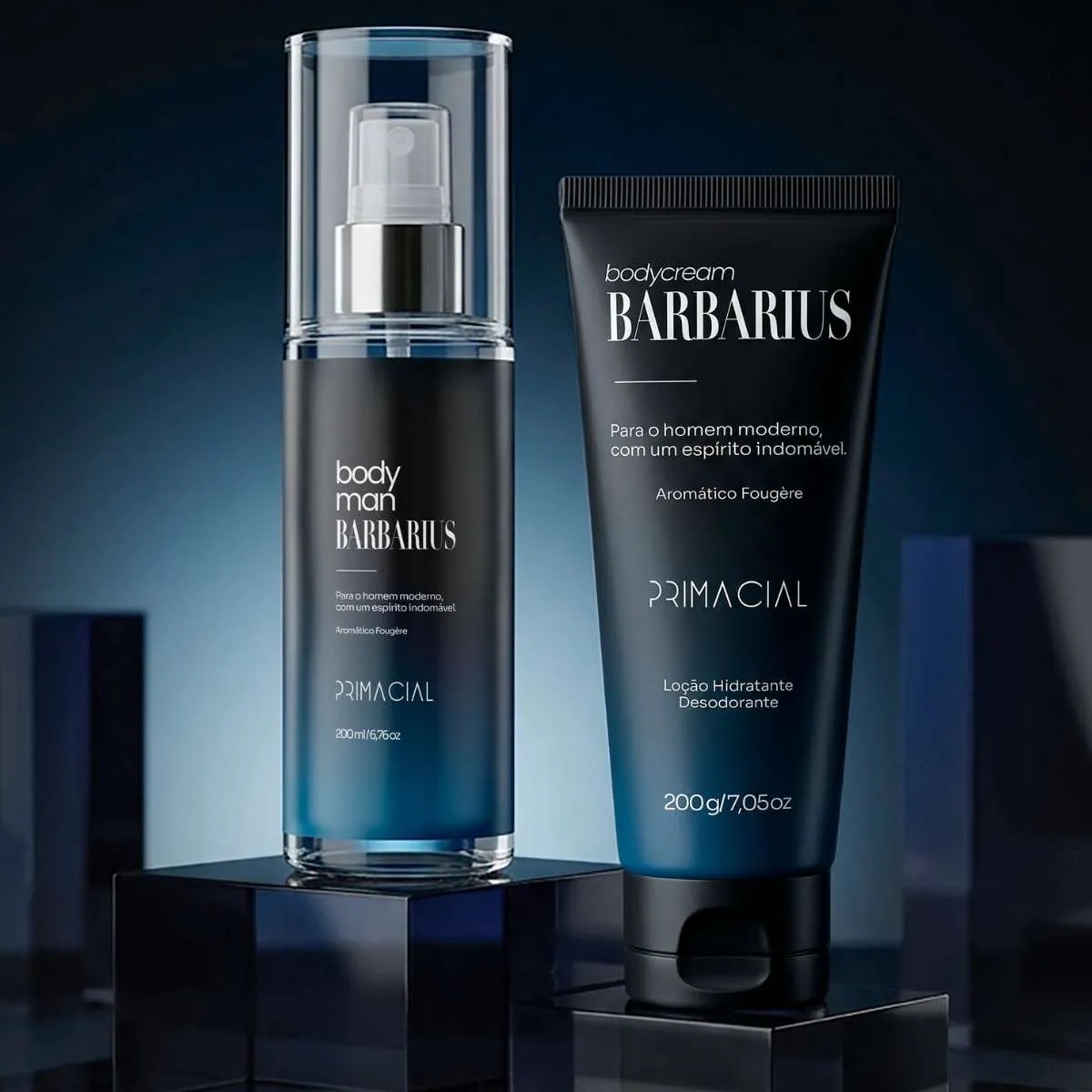 Kit Body Splash Barbarius + Hidratante