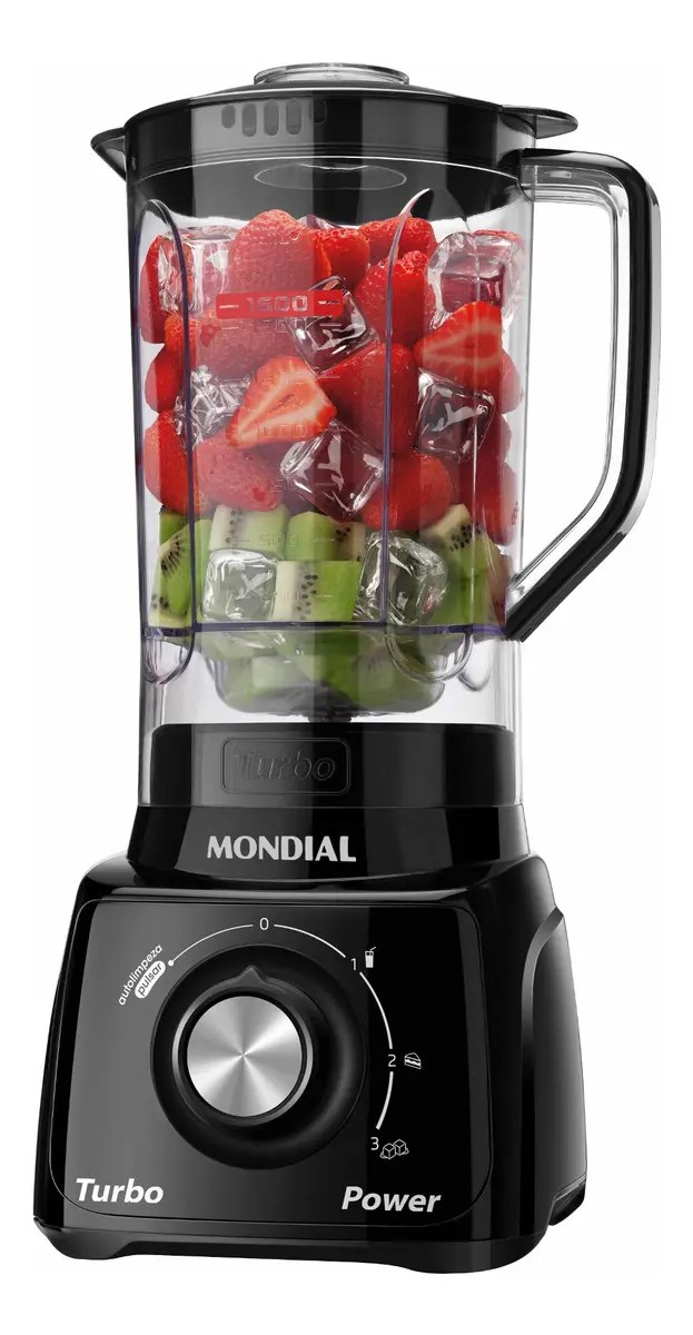 Liquidificador Turbo Power Mondial 550W L-99-FB
