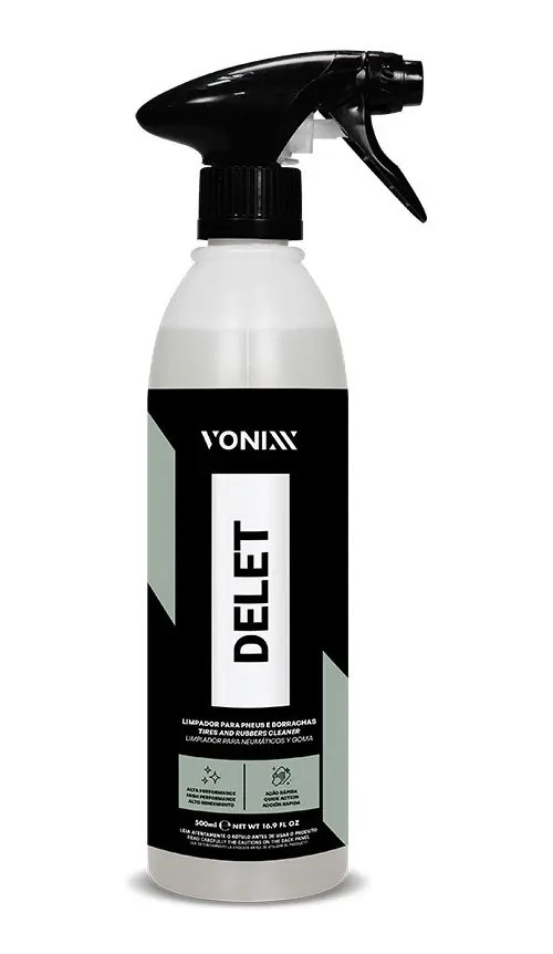 Limpador Para Pneus E Borrachas Delet 500ml Vonixx