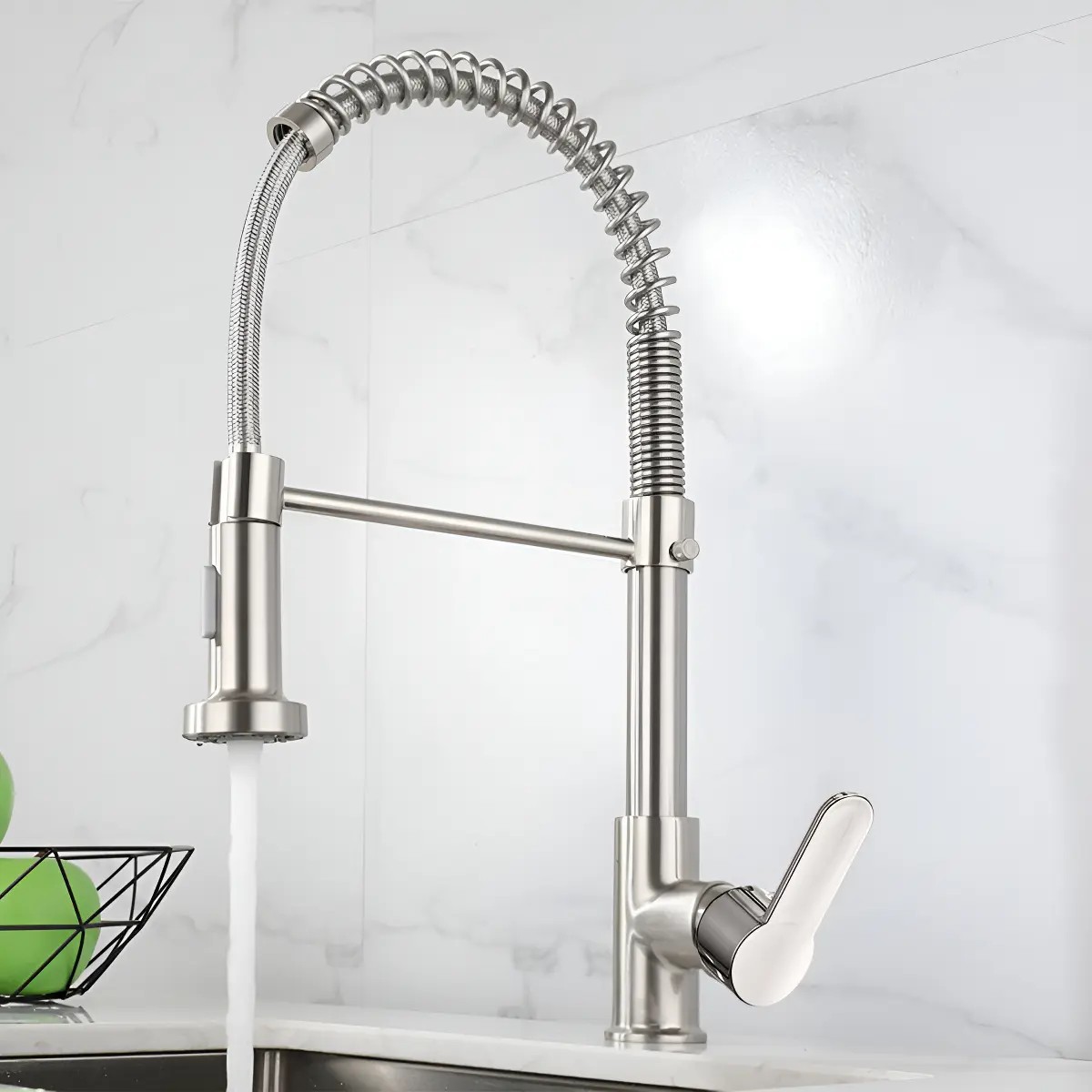 Torneira De Cozinha Gourmet Com Extensor - Prateado